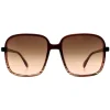 Guess Sunglasses GF6146 45F Brown Brown Gradient