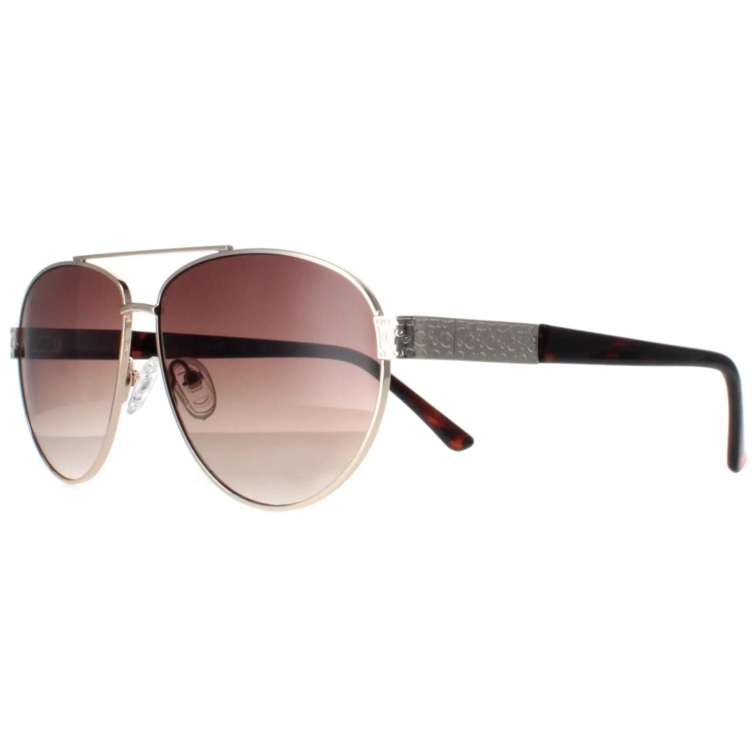 Guess Sunglasses GF0414 32F Gold Brown Gradient