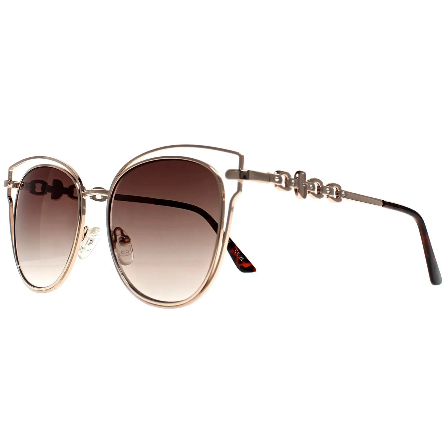 Guess Sunglasses GF0343 32F Gold Brown Gradient