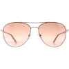 Guess Sunglasses GF6143 28F Shiny Rose Gold Brown Gradient