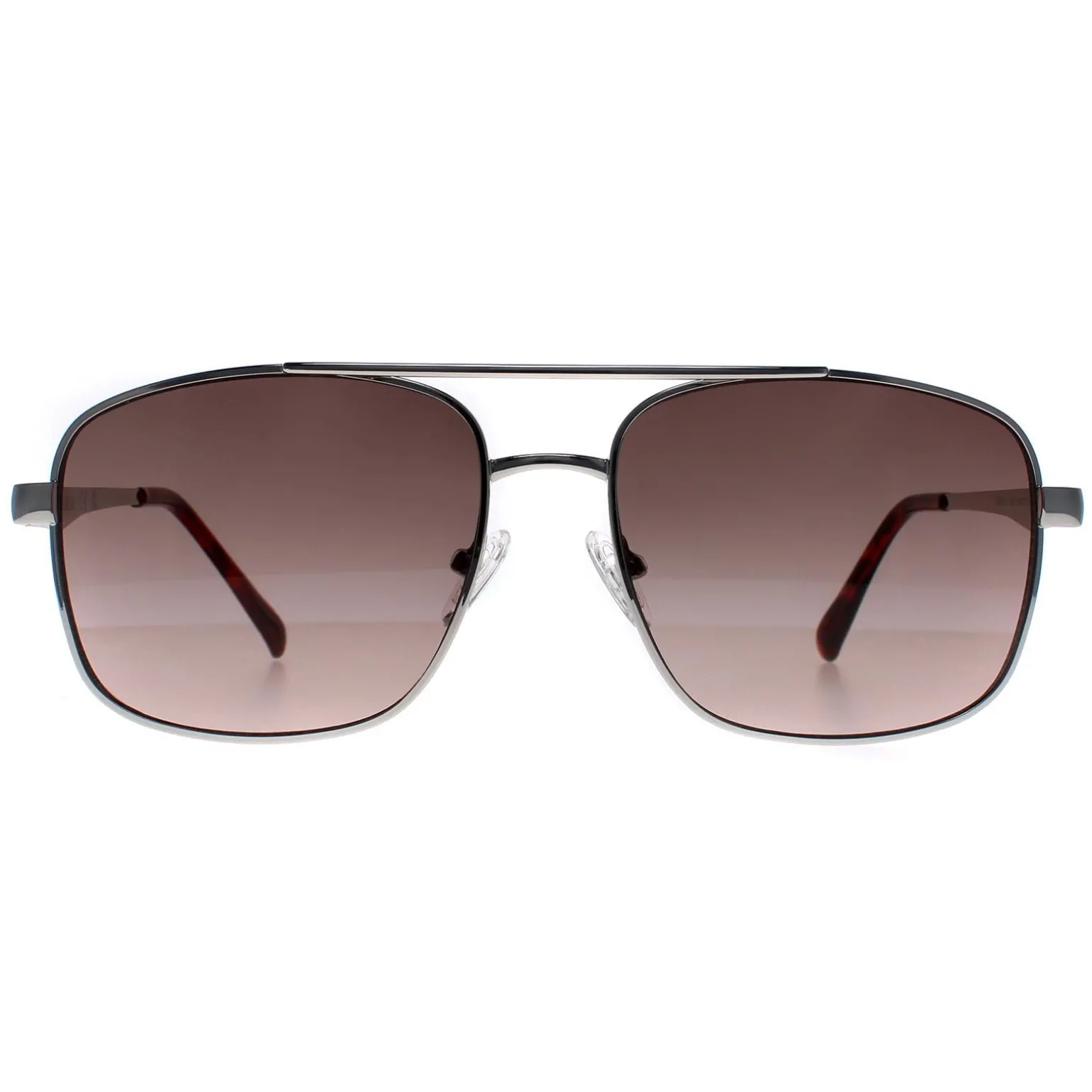 Guess Sunglasses GF0211 10F Silver Brown Gradient