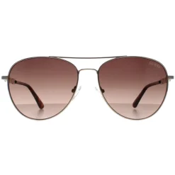 Guess Sunglasses GF6143 32F Silver Brown Gradient