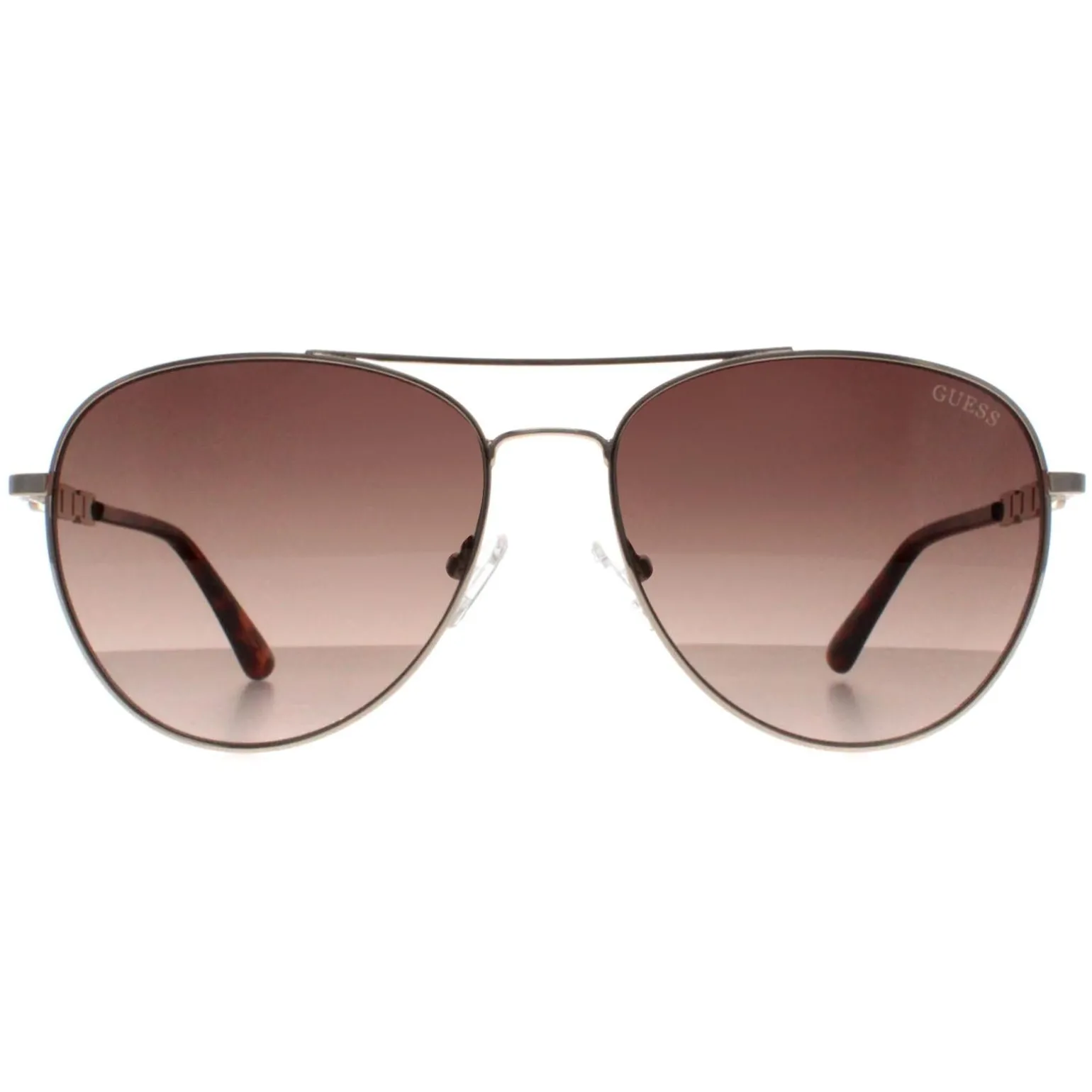 Guess Sunglasses GF6143 32F Silver Brown Gradient