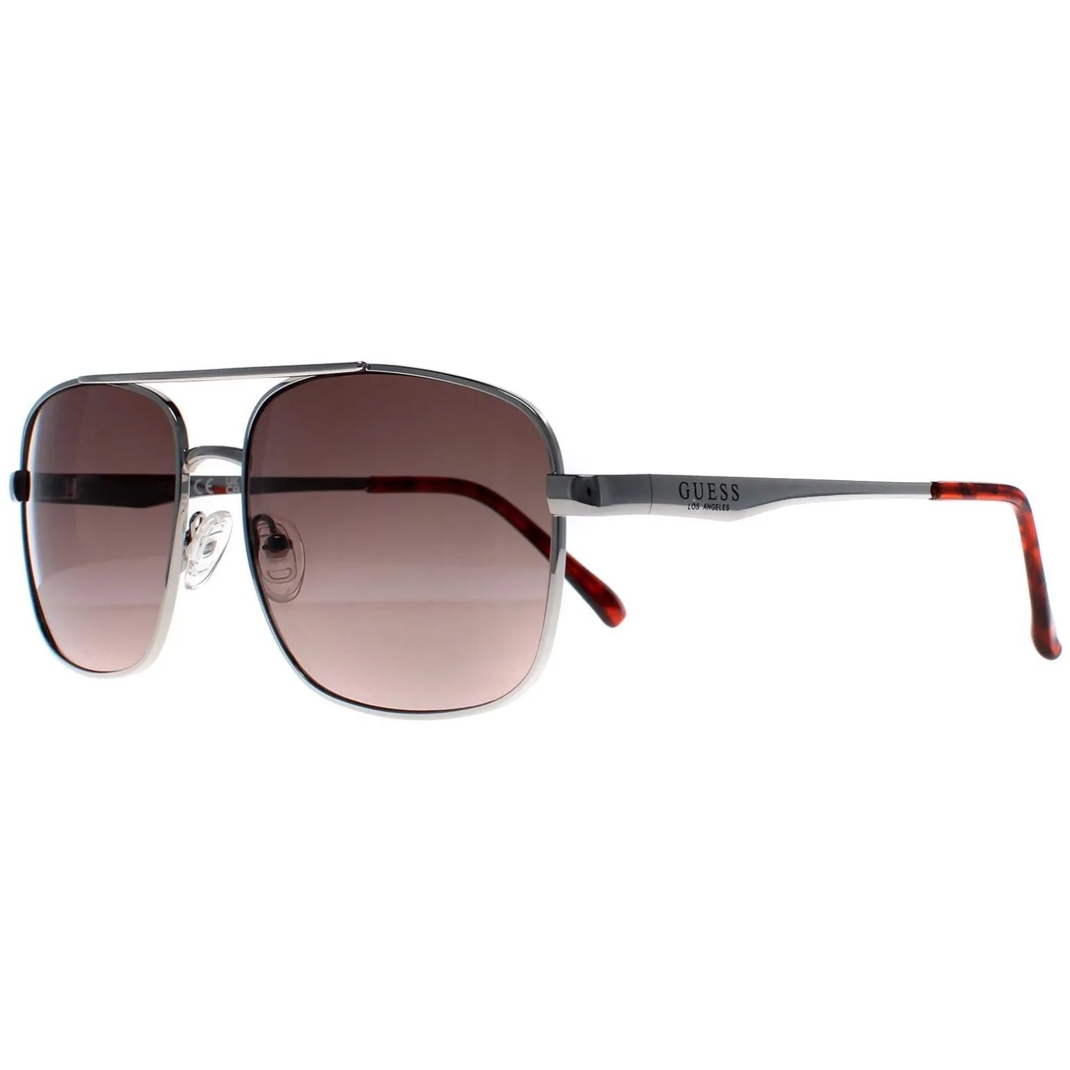 Guess Sunglasses GF0211 10F Silver Brown Gradient