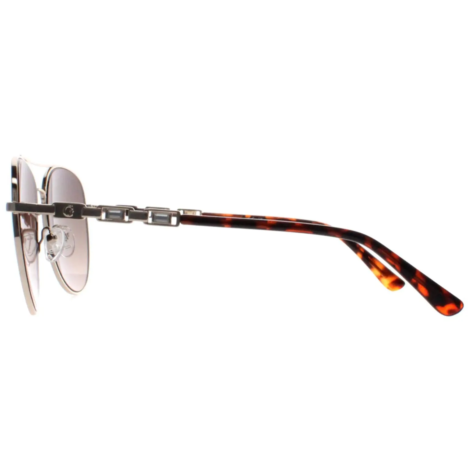 Guess Sunglasses GF6143 32F Silver Brown Gradient