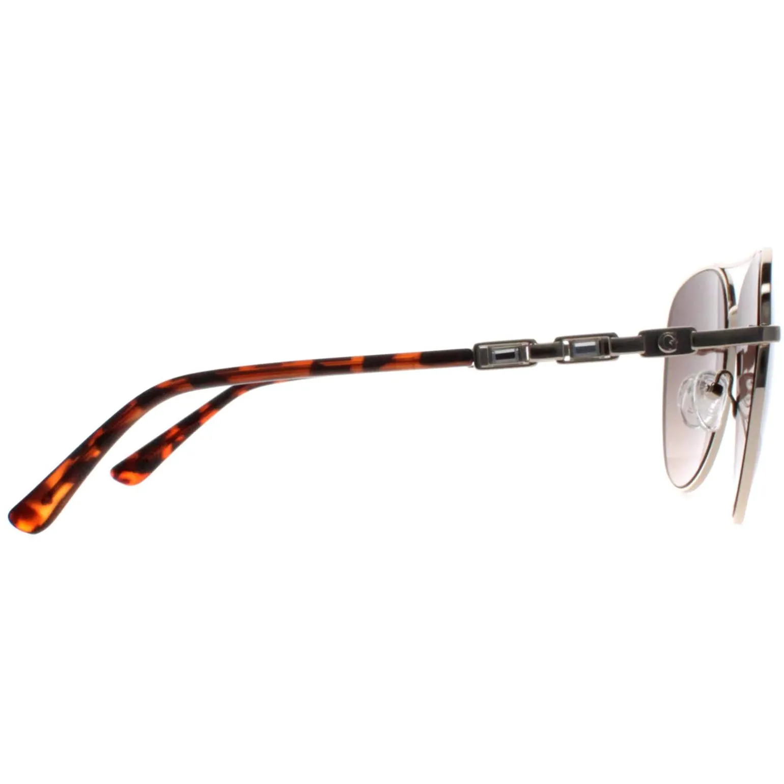 Guess Sunglasses GF6143 32F Silver Brown Gradient