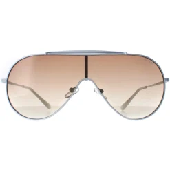 Guess Sunglasses GF0370 21F White Brown Gradient