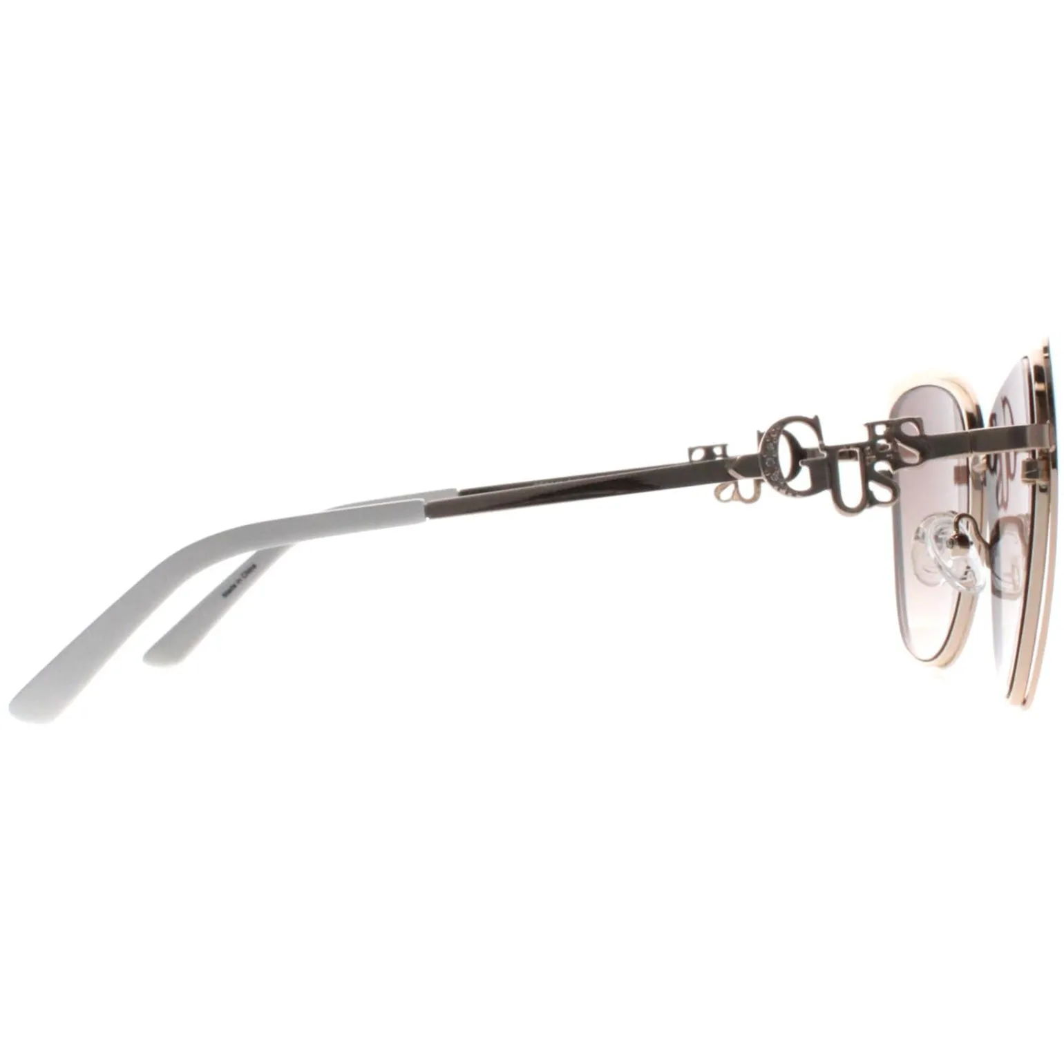 Guess Sunglasses GF6141 21F White Brown Gradient