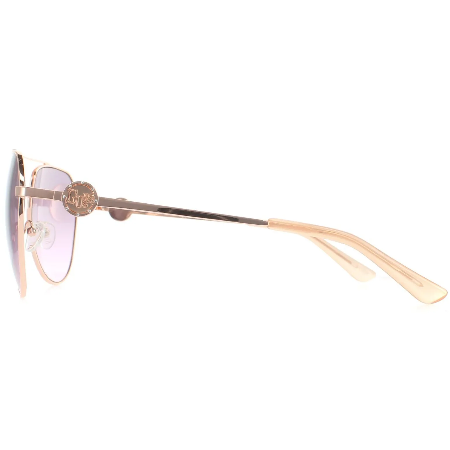 Guess Sunglasses GF6140 28T Shiny Rose Gold Bordeaux Gradient