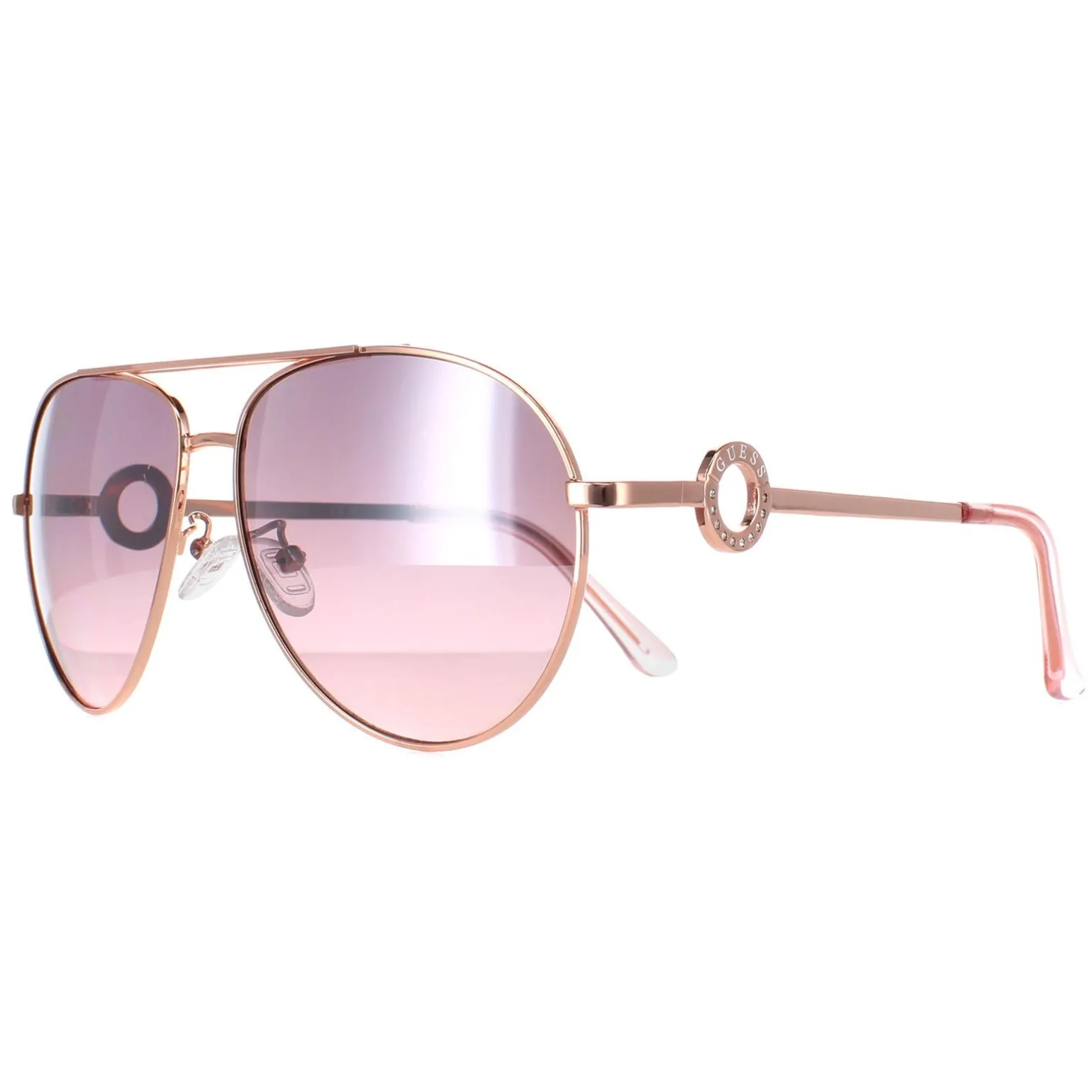 Guess Sunglasses GF3064 28U Rose Gold Brown