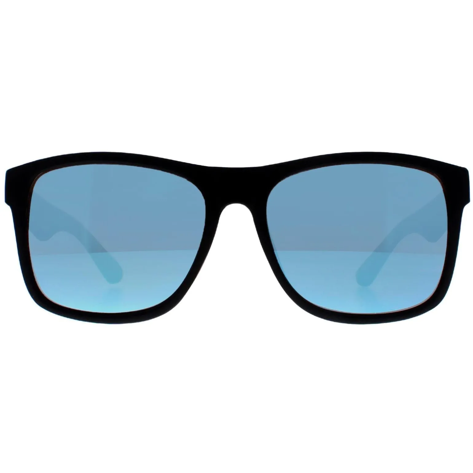 Guess Sunglasses GF0203 02X Black Blue Mirrored