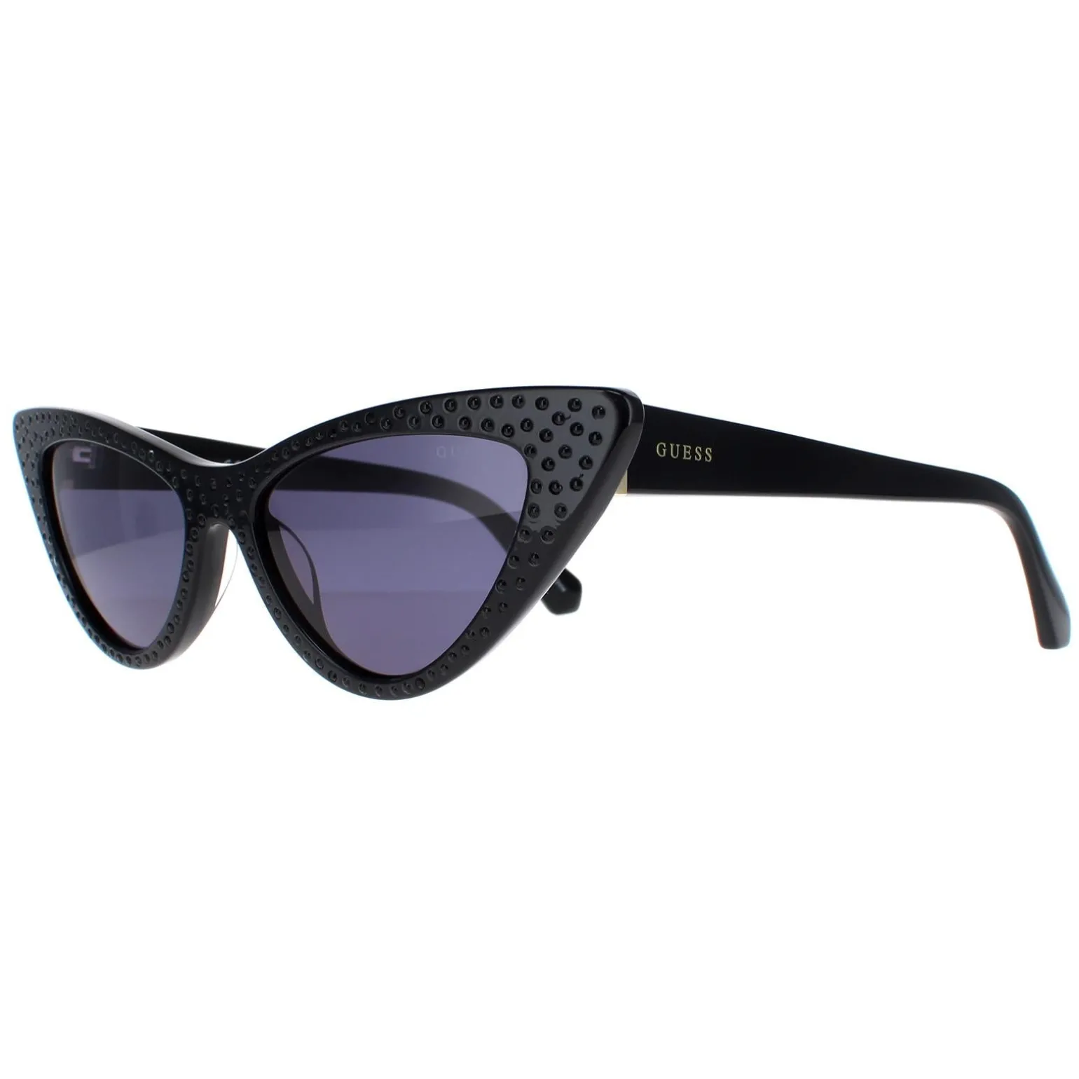 Guess Sunglasses GU7810 01A Shiny Black Smoke