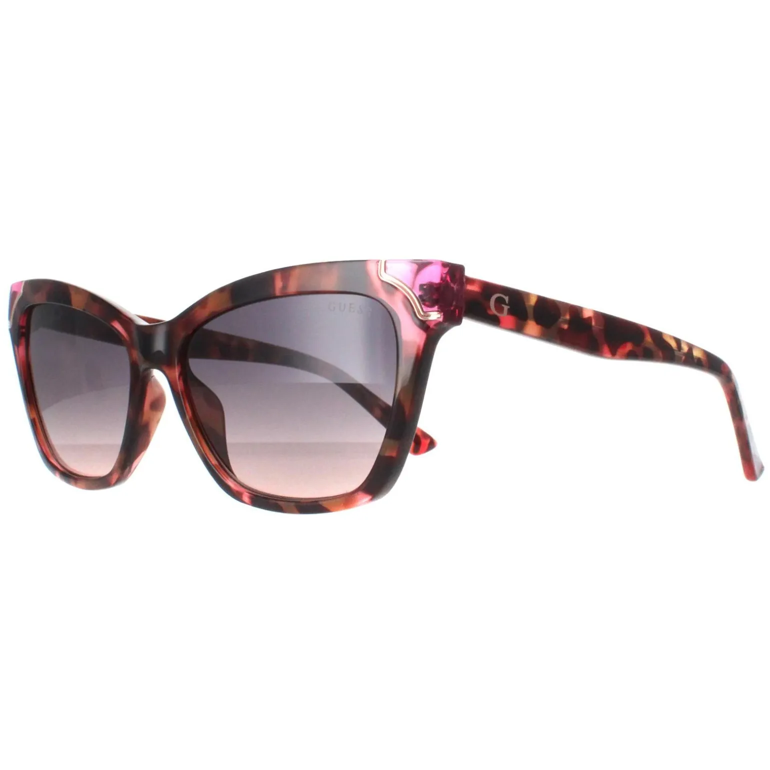 Guess Sunglasses GU7840 74B Pink Havana Smoke Gradient