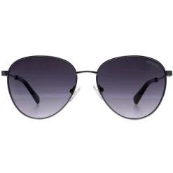 Guess Sunglasses GU8257 08B Shiny Gunmetal Smoke Gradient