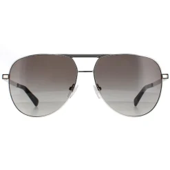 Guess Sunglasses GU00027 10B Shiny Light Nickeltin Smoke Gradient