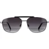 Guess Sunglasses GU00054 06B Shiny Dark Nickeltin Smoke Grey Gradient