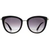 Guess Sunglasses GU7491 01B Shiny Black Gold Grey Gradient