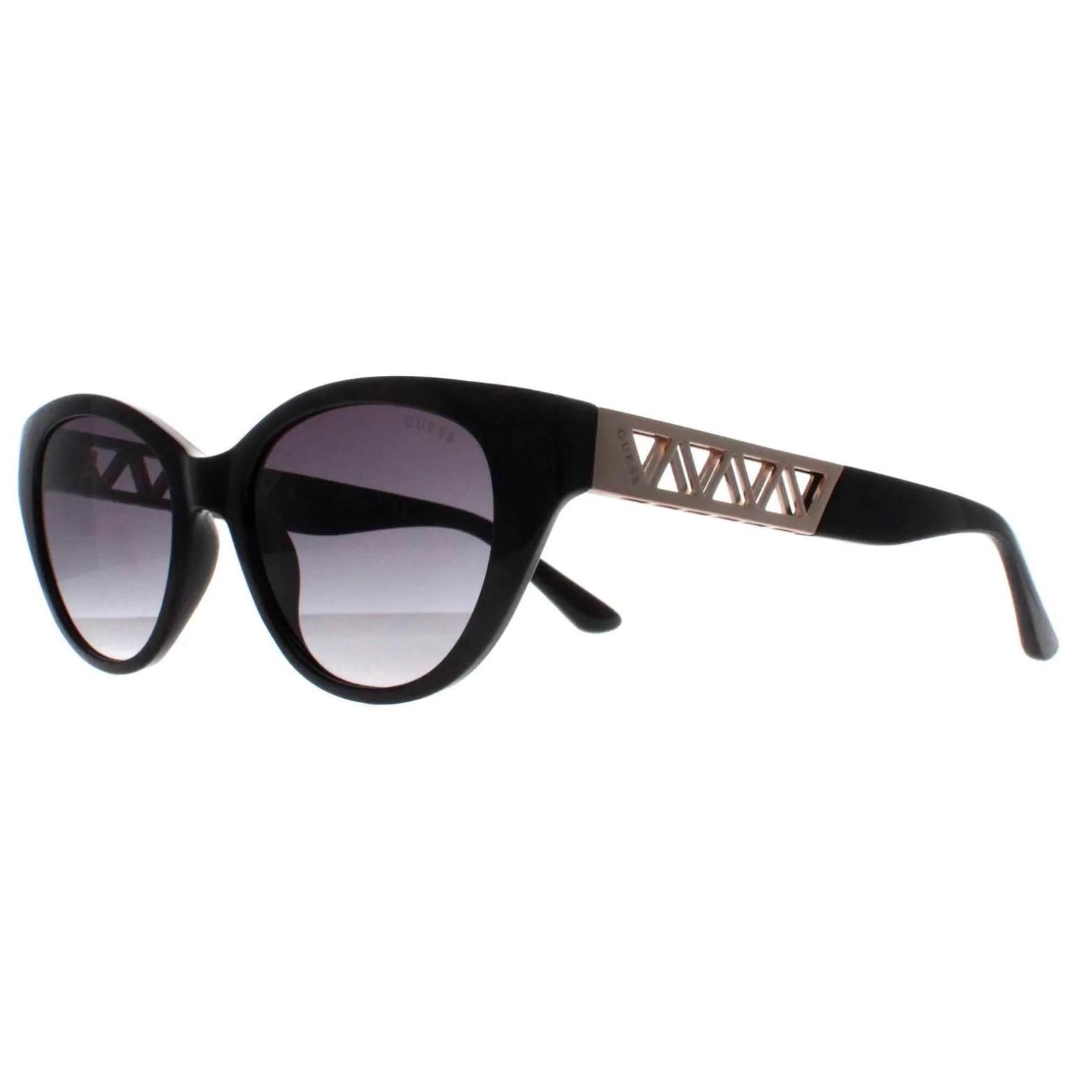 Guess Sunglasses GU7690 01B Shiny Black Smoke Gradient