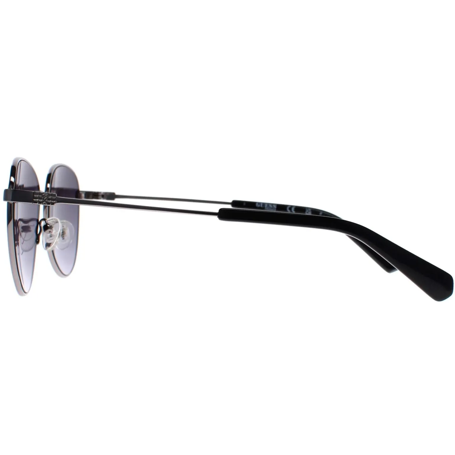 Guess Sunglasses GU8257 08B Shiny Gunmetal Smoke Gradient