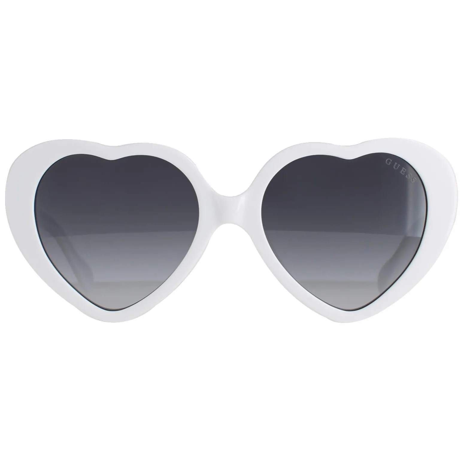 Guess Sunglasses GU8600 21B White Gradient Smoke Grey