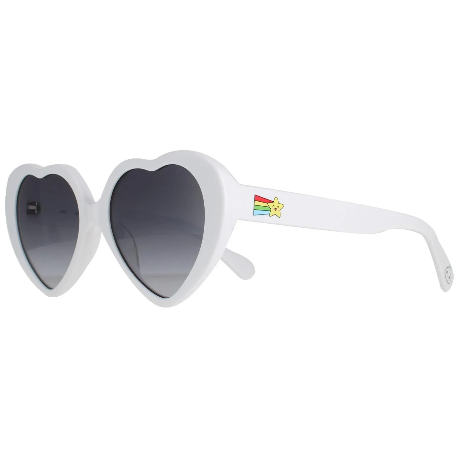 Guess Sunglasses GU8600 21B White Gradient Smoke Grey