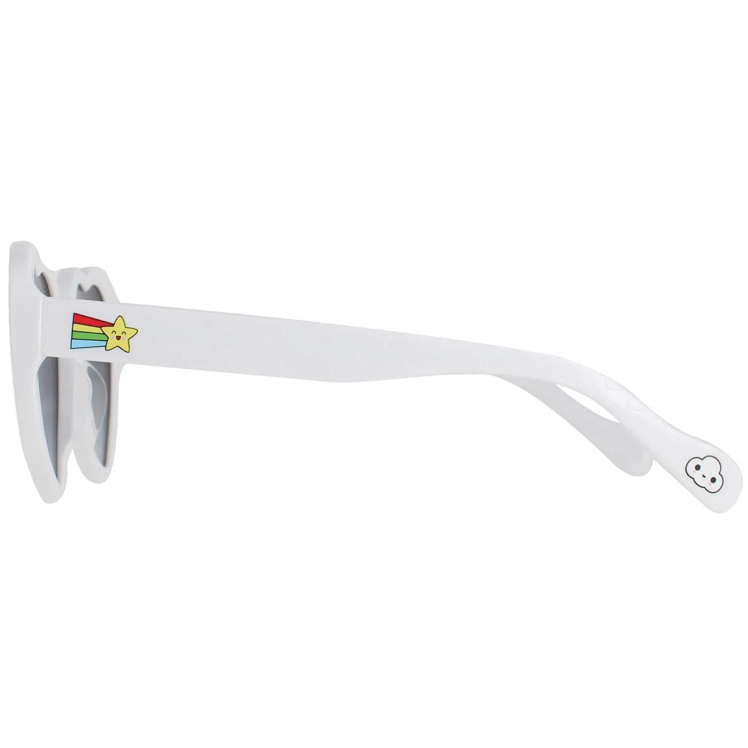 Guess Sunglasses GU8600 21B White Gradient Smoke Grey