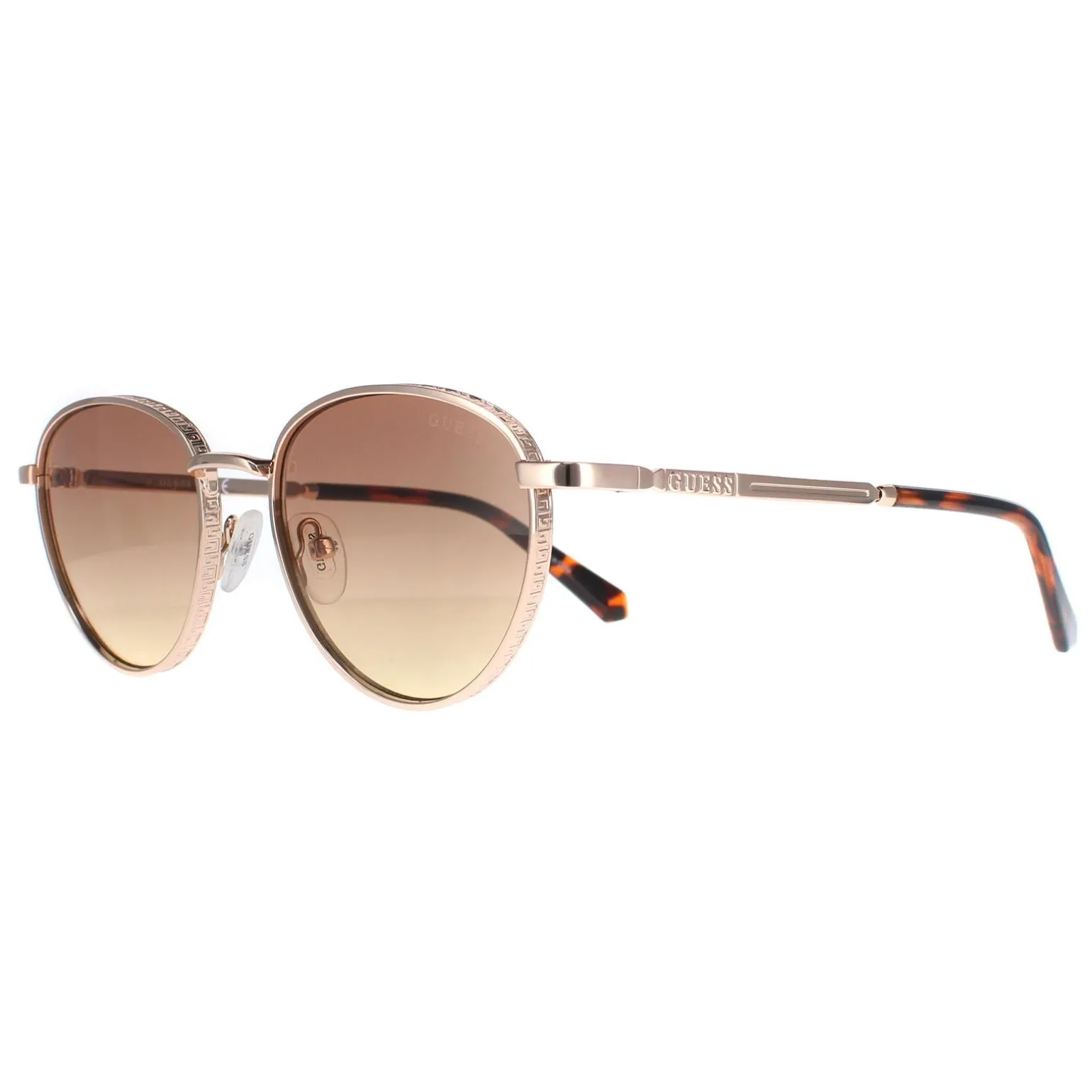 Guess Sunglasses GU5205 32F Gold Brown Gradient