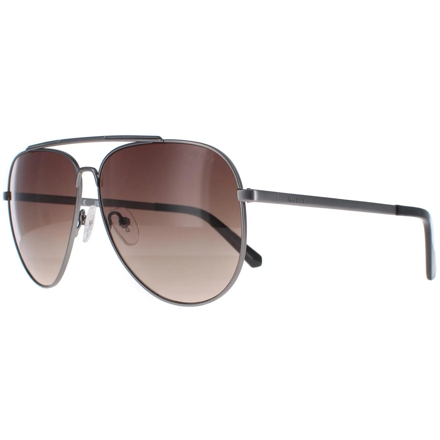 Guess Sunglasses GU00059 09F Matte Gunmetal Brown Gradient