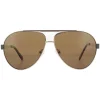 Guess Sunglasses GU6969 32H Gold Brown Polarized
