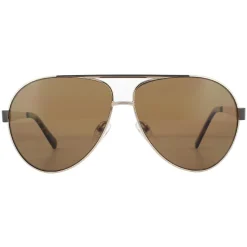 Guess Sunglasses GU6969 32H Gold Brown Polarized