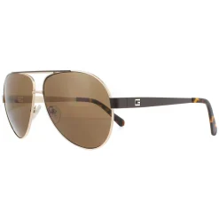 Guess Sunglasses GU6969 32H Gold Brown Polarized