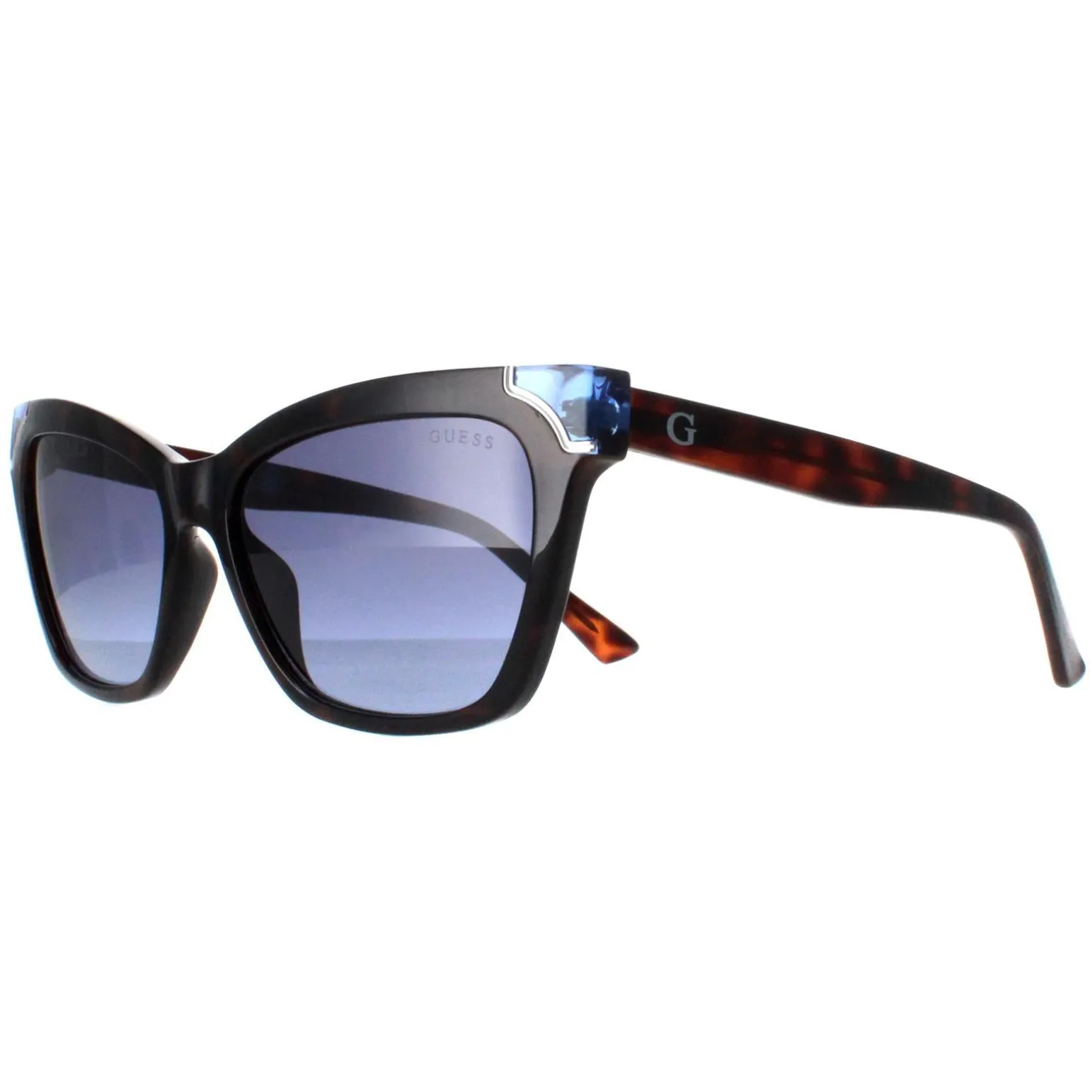 Guess Sunglasses GU7840 53W Blonde Havana Blue Gradient