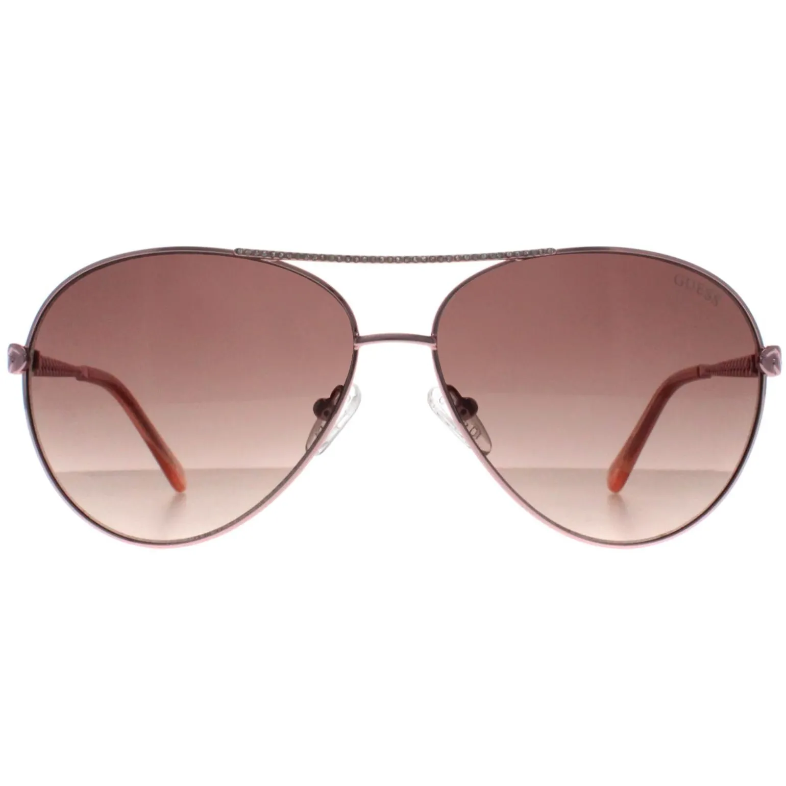 Guess Sunglasses GU7470-S 28F Shiny Rose Gold Brown Gradient