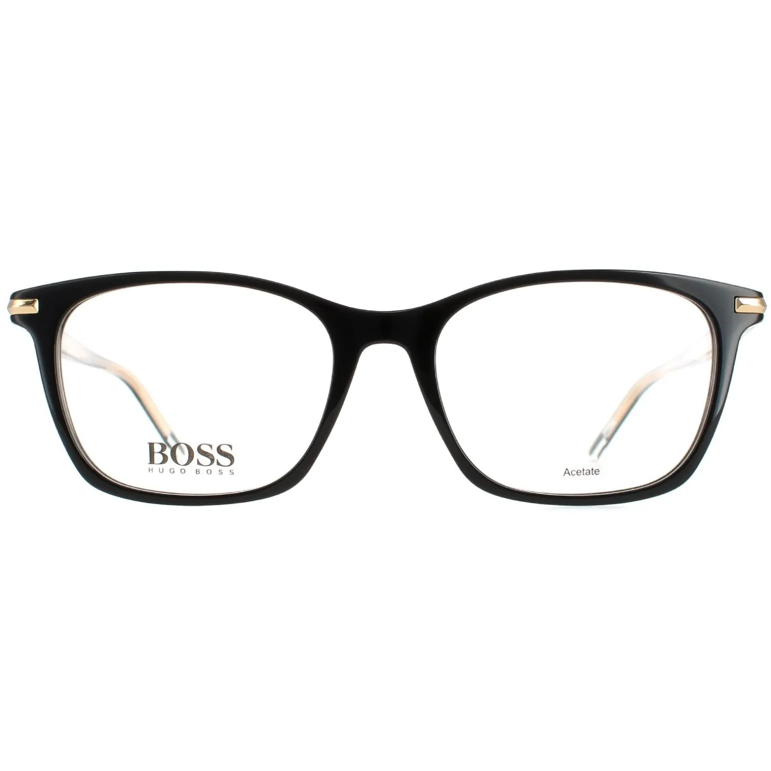 Hugo Boss Glasses Frames BOSS 1269 2M2 Black Gold Men Women