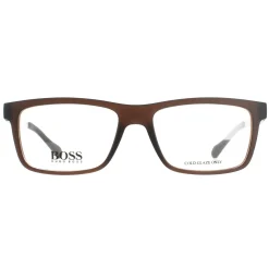 Hugo Boss Glasses Frames BOSS 0870 05A Matte Brown Dark Ruthenium Men