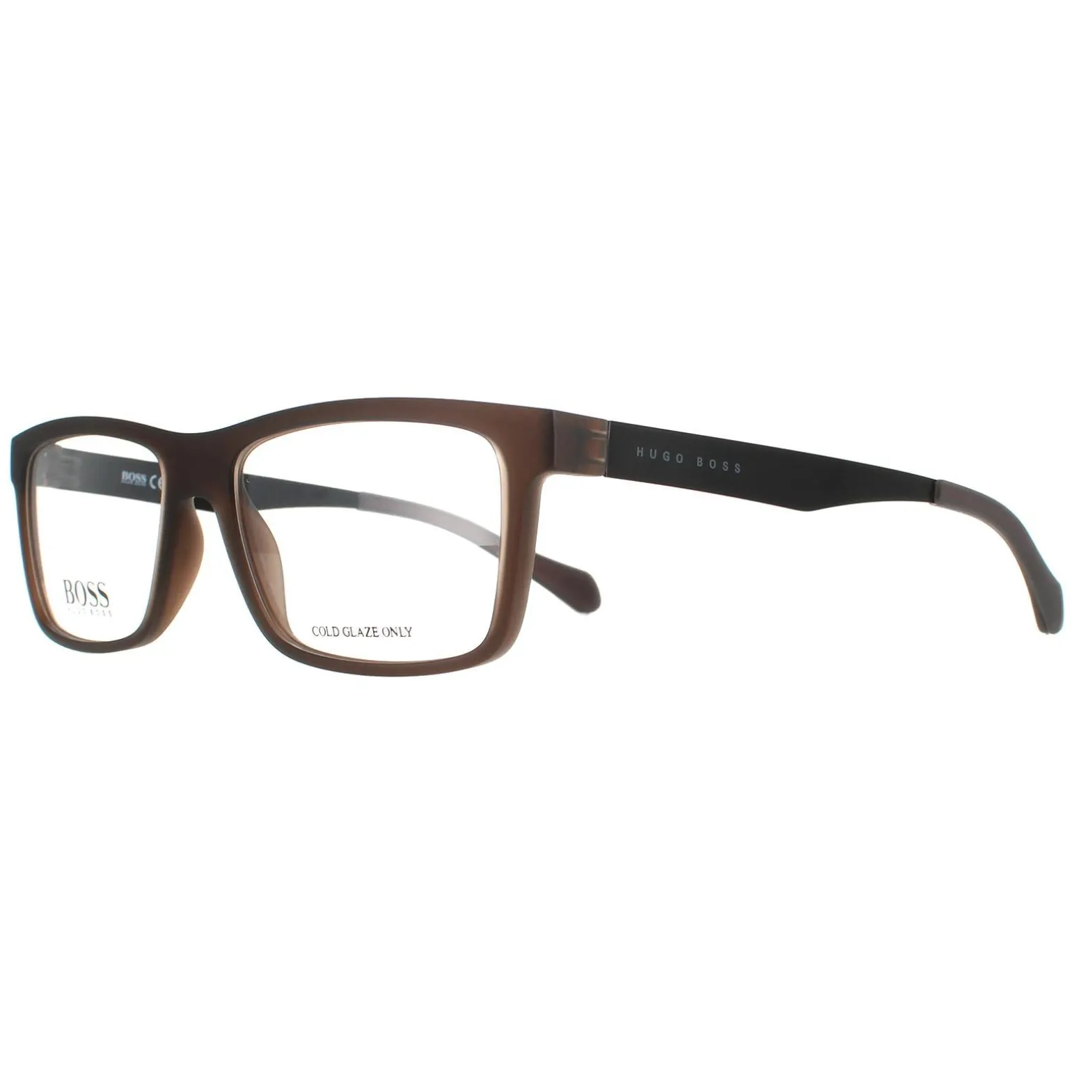 Hugo Boss Glasses Frames BOSS 0870 05A Matte Brown Dark Ruthenium Men