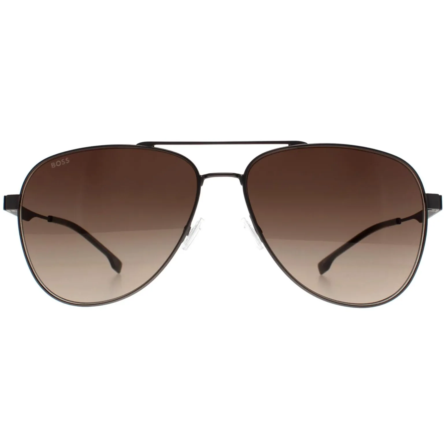 Hugo Boss Sunglasses BOSS 1641/S R80 HA Matte Dark Ruthenium Brown Gra