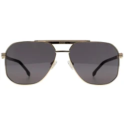 Hugo Boss Sunglasses BOSS 1743/S RHL 2K Gold Black Grey Anti Reflectiv