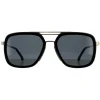 Hugo Boss Sunglasses BOSS 1235/S 807 IR Black Gold Grey