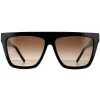 Hugo Boss Sunglasses BOSS 1153/S 807 HA Shiny Black Brown Gradient