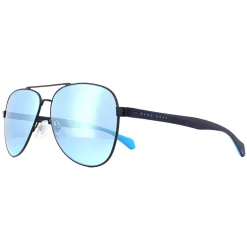 Hugo Boss Sunglasses BOSS 1077/S FLL 3J Matte Blue Blue Mirror