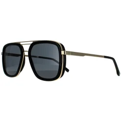 Hugo Boss Sunglasses BOSS 1235/S 807 IR Black Gold Grey