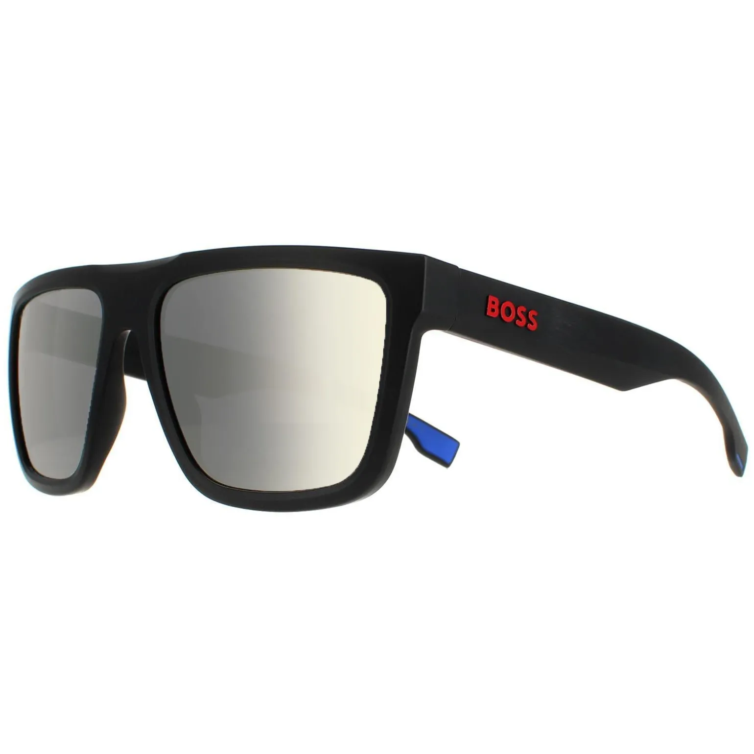 Hugo Boss Sunglasses BOSS 1451/S 0VK DC Matte Black Blue Extra White S