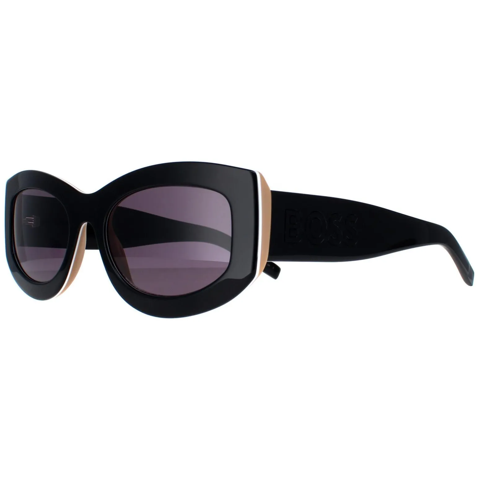 Hugo Boss Sunglasses BOSS 1455/N/S SDK IR Black Dark Grey