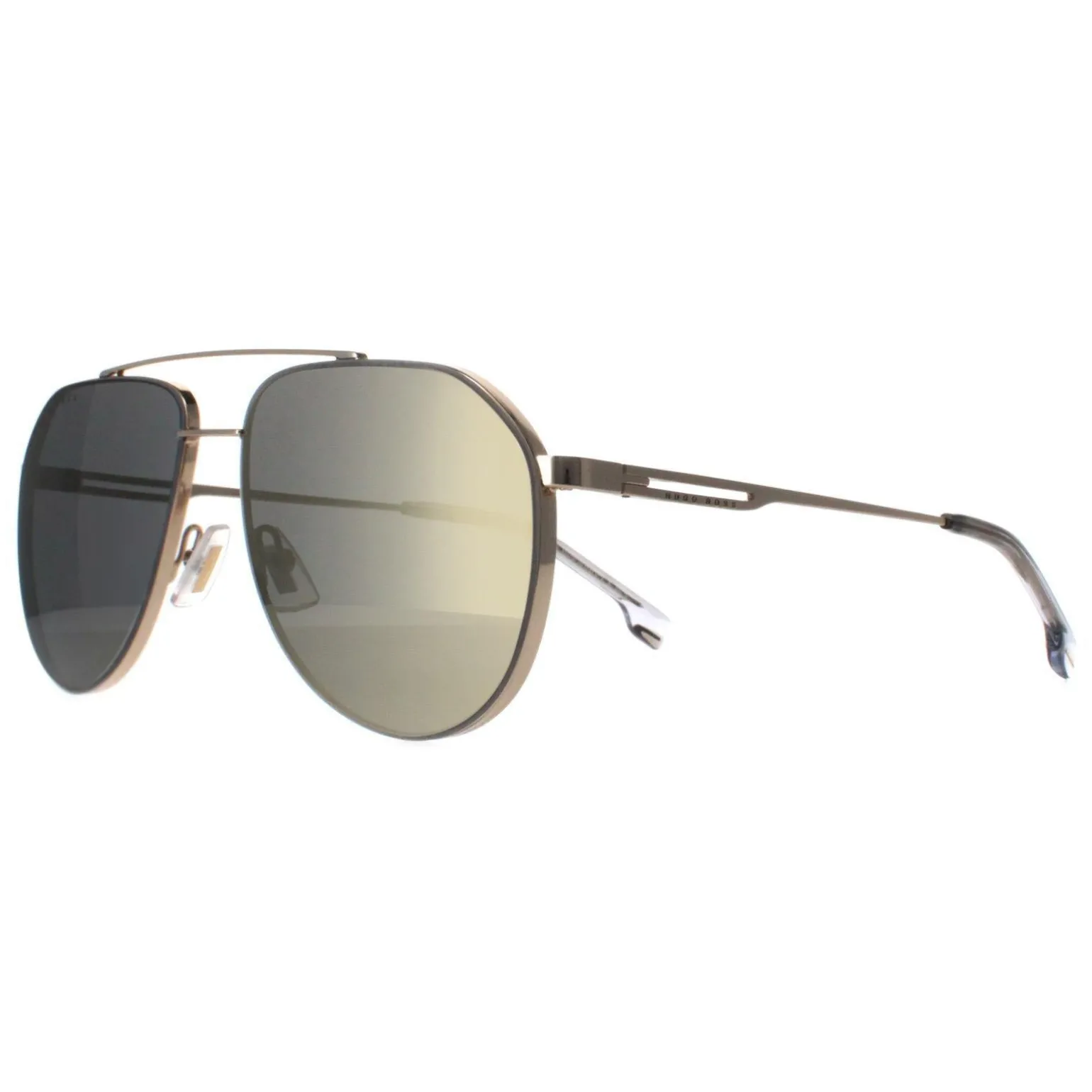 Hugo Boss Sunglasses BOSS 1326/S J5G Gold Grey Gold Mirror