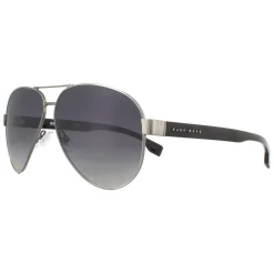 Hugo Boss Sunglasses BOSS 1241/S R80 WJ Matte Dark Ruthenium Grey Grad
