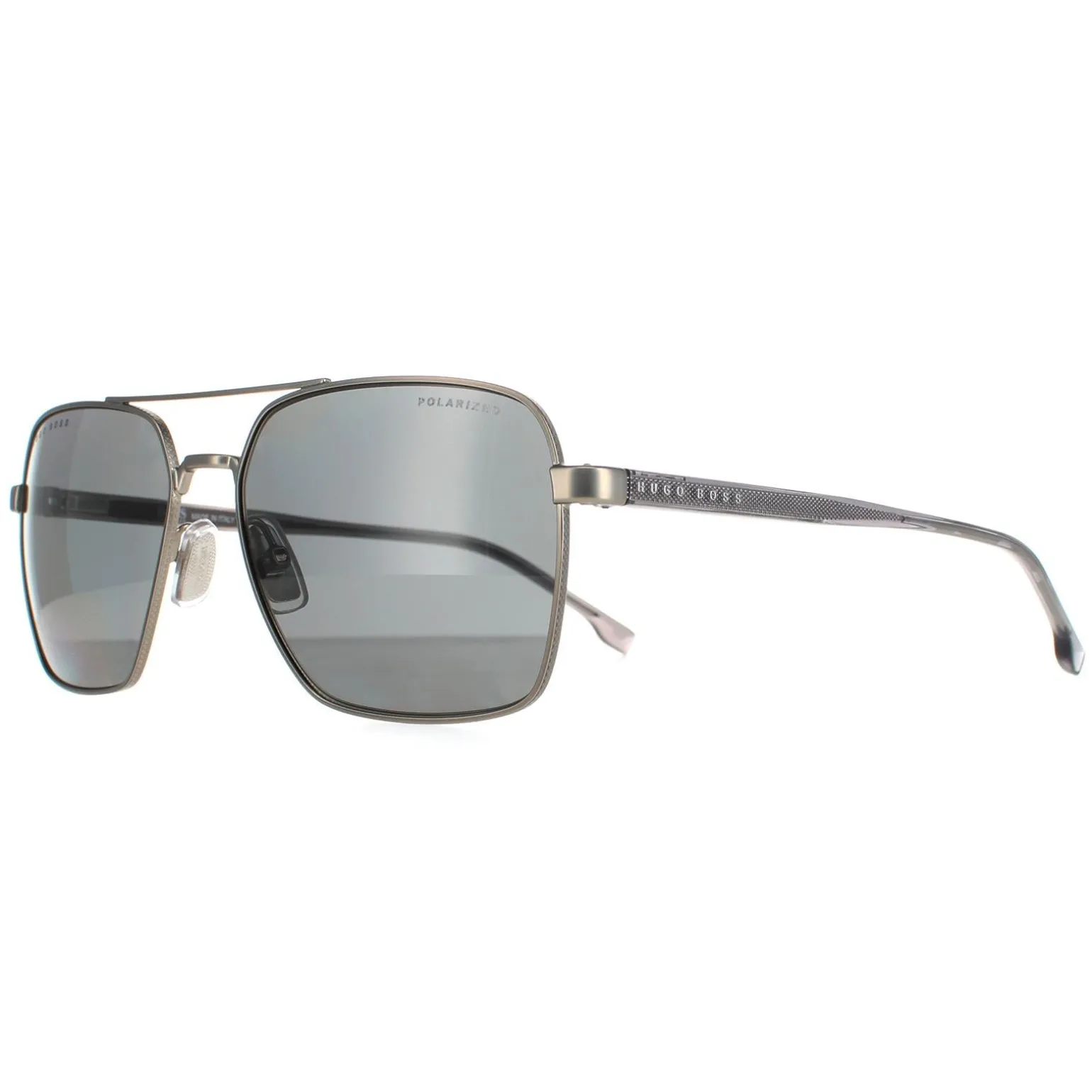 Hugo Boss Sunglasses BOSS 1045/S R81 M9 Matte Ruthenium Grey Polarized