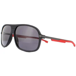 Hugo Boss Sunglasses BOSS 1200/S BLX/M9 Matte Black Red Grey Polarized