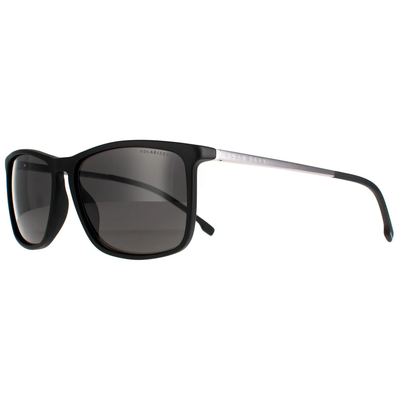 Hugo Boss Sunglasses BOSS 1182/S/IT 003 M9 Matte Black Grey Polarized