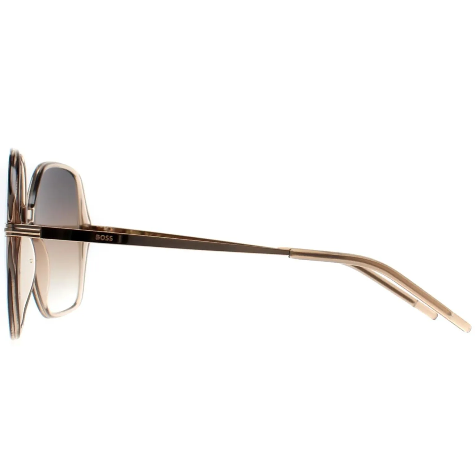 Hugo Boss Sunglasses BOSS 1660/S 84A PR Transparent Beige Gold Grey Br